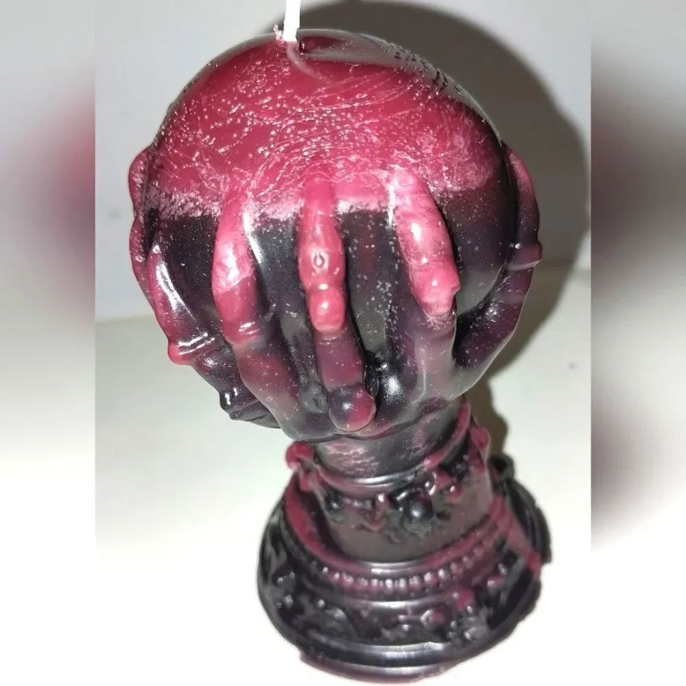Hand crafted limited edition magic ball claw from our raging skull candle line